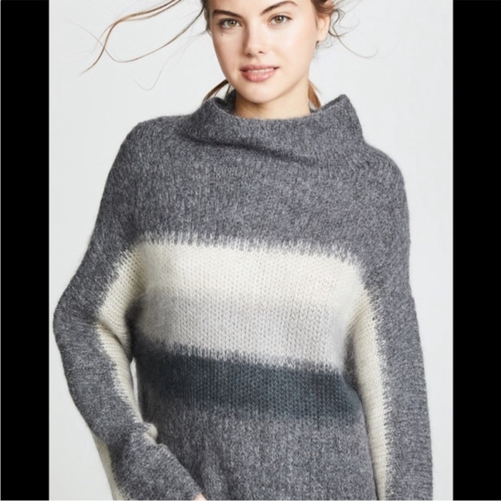 Rag & Bone Holland Stripe Wool & Mohair Sweater Size Medium - Picture 4 of 10